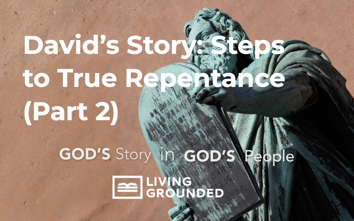 David’s Story: Steps to True Repentance (Part 2) – Living Grounded